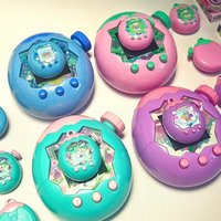 Tamagotchi Colorful Portable Mini Hanging Pendant Paradise Series Electronic Virtual Pet Toy Keychain Kids Gift