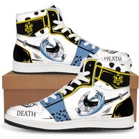 Anime Law shoes Pirate Swordsman Customized sneakers version Cute comic style Gifts male female Cosplay accessory
