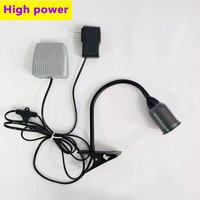 10W UV High Power Curing Lamp Foot Switch Nail Eyelash Green Oil Ink Adhesive Curing Lamp Quick Drying and Curing