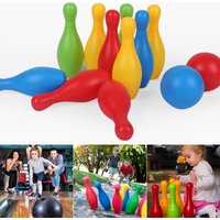 Bowling Accessories Bowling Supplies Bowling Toy Colorful Home Games Early Educational Teaching Outdoor Indoor Sports For Kids