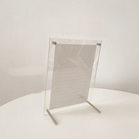 1 Pc Acrylic Photo Frame Transparent Painting Art Picture Holder 5/6/7/8/9/10/12inch For A3/A4/A5/A6 Paper Display Stand Decor