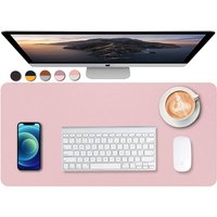 Large Leather Desk Pad, Waterproof and Oil Resistant Office Desk Pad, Gaming Office Mouse Pad, Writing Desk Pad