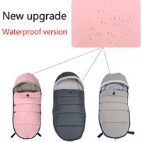 Stroller Footmuff Universal Fit for 95% Strollers Winter Warm Socks Waterproof Cotton Sleeping Sack Baby Stroller Accessories