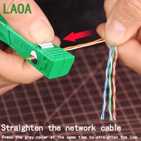 LAOA Network Cable Untwist Tool, 1.3mm0.8-1.8mm Engineer Wire Straightener for Category 5/6 Crystal Cables Combing Pair Separato