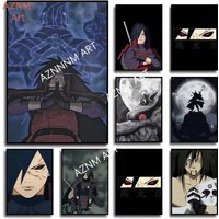 Uchihas M-Madara I-Itachi Poster Posters Living Room Quality Canvas Vintage Style Painting Home Wall Decor Picture