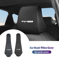 Leather Car Seat Headrest Cover Protective Cover Accessories For KIA GT Line Forte Seltos K5 Sportage Ceed Soul Cerato Sedona