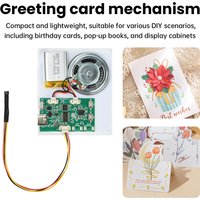 DIY Recording Card Movement Creative Gift Box Christmas birthday Card Music Cover MP3 Download Voice Module TYPE-C With Speaker