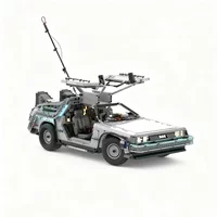 5226PCS MOC 1 8 Collectors Edition Back Future DeLorean Timemachine Model Building Blocks DIY Creative Ideas Display Birthday
