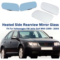 Rhyming Heated Side Rearview Mirror Glass Anti-Fog Mirror Lens Fit For Volkswagen VW Jetta Golf MK4 1999 - 2004 Car Accessories