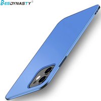 Ultra Thin Matte Back Cover Big Cam Hard Case For iPhone 16 15 Plus 14 13 12 11 Pro Max PC Slim Shell Luxury Coque
