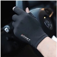AliExpress NONE 1/2 pairs Ice Silk Halffinger Cycling Gloves for Men and Women Outdoor Sports Fitness Driving Fishing Highelastic Comfortable