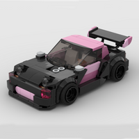 257PCS New MOC City Highway 1994 MX5 Miata Custom Edition Modular Children's Educational Building Blocks Toy Gi