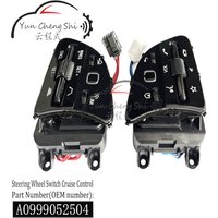 Schwarzer Multifunktionslenkradknopf A0999052504 für Mercedes Benz (Linkslenker)