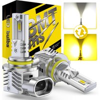 BMTxms 2PCS H11 H10 HB4 HB3 LED Fog Lights Dual Color Switchback H8 9145 9005 9006 Led DRL Lamp For Toyota Honda Dodge GMC Smart