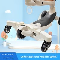 Universal Wheel Children's Scooter Quad Wheel Anti-tilt Safety Design Easy to Ride Ideal for Kids Learning Balance And Coordi...
