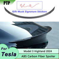 Spoiler Auto ABS Carbon Original Hochleistungs-Heckflügel Exterieur-Modifikationszubehör für Tesla Model 3 Highland 2024 2025