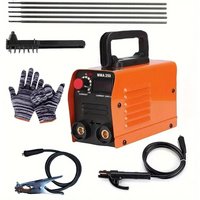 250A tragbarer Inverter-Schweißgerät, 3,8 kW Lichtbogenschweißgerät, Mini-MMA-Lichtbogenschweißgerät, 20–250A einstellbarer Strom, geeignet für Autoreparaturen und Heimwerkerprojekte.