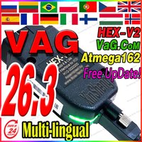 2026 Newest V26.3 VCDSVAGCOM Scanner Tools Scanne Diagnostic HEX Atmega162 V2 OBD Tools FOR VW AUDI Skoda Seat Remote service