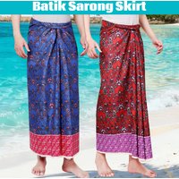 Dai Ethnic Style Sarong Skirt Traditional Summer Half Dress Unisex Casual Wrap Tube Skirt For Thailand National Daily Beach Wear