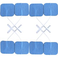 Bulk Pack 30/50/100pcs 4x4cm Reusable TENS Acupuncture Self-Adhesive Gel Electrode Pads for Digital Massage Physiotherapy Device