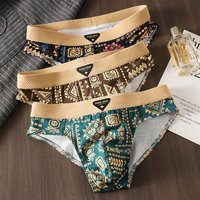 New Men's Triangle Underpants Fine Cotton Sexy Comfortable Underpants Teenage Underpants Boys Triangle Underpants Head Shorts