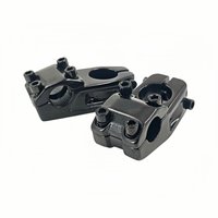 AliExpress NONE BMX Stem 22.2*28.6mm 45mm Lightweight Aluminimun Alloy CNC Bicycle Stem BMX Handbar Stem For Fixed Gear MTB Bike Cycling Parts