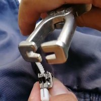【New】Stainless Steel Zipper Pliers For Zippers Install Stop Clothes Shoes Zips Repair Kits DIY Replacement Sewing Accessories