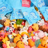 40 Pieces/Set Random Cartoon Blind Box Elephant Animal Mini Ornament Decoration Charm Resin Home Creative Children's Gift