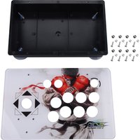 1 Set For Arcade Joystick Acrylic Panel and Case DIY Kits Replacement Game PC Rocker Joystick DIY Cabinet For Arcade Accessories