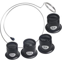 Jewelers Portable Monocular Magnifier Magnifying Glass Eye Loop Magnifier Lens Watch Jewelry Experimental Repair Tool