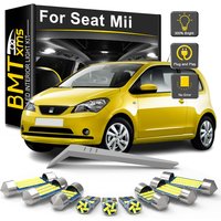 BMTxms 7Pcs Canbus For Seat Mii 2011-2015 2016 2017 2018 2019 2020 Car Interior LED Light Bulb Vehicle Dome Reading Trunk Lamp
