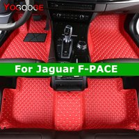 YOGOOGE Custom Car Floor Mats For Jaguar Fpace F-PACE 2015-2023 Auto Carpets Foot Coche Accessorie