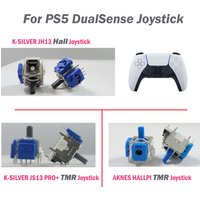 10PCS K-SILVER JS13 PRO+ AKNES HALLPI TMR Joystick for PS5 3D Analog ThumbStick Hall Joystick Anti-Drift