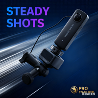 Anti-Vibration Mount - For Insta360 X5/GO Ultra, 3-Axis Shock Absorber & Stable Footage