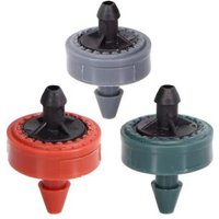 30pcs 2L 4L 8L Pressure Stable Flow Lawn Automatic Compensating Dripper Durable Compact Flexible Drip Irrigation Regulator