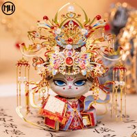 MU Empress Miao 3d Metal jigsaw Puzzle, diy puzzle toy, desktop office decoration, stress-relieving, colorful gift for girlfrien