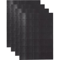 140 Stück selbstklebende Magnetquadrate (je 15 x 15 x 0,5 mm) auf 4 Klebebandbögen mit starker Kleberückseite für DIY-Bastelkarten