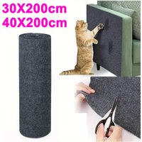 Self-Adhesive Cat Scratch Mat Durable Sisal Furniture Protector DIY Customizable Cat Scratching Pad for Couch Sofa Protection
