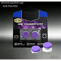 2Pcs Hand Grip Extenders Caps for PS4 Game Controller Gamepad Thumb Stick Grips High/Low Rise Covers For PS4 PS5 silicone cap