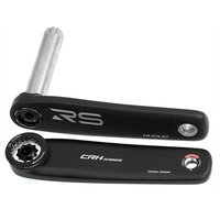 AliExpress NONE HUDUD CRK04 Carbon Crank 350G | Ti24mm Spindle | EASTON Interface | 162.5-175mm | 2X10-12S | Q-Factor 152mm | PM 100G