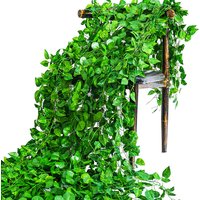 12/6/1pcs/Pack Artificial Liana Vine Wall Hanging Fake Plants Ivy String Leaves for Home Outdoor Garden Wedding Party Decoration
