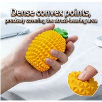 Pineapple-Shaped Massage Ball, Cute Foot Massage Ball, Muscle Relaxation Hedgehog Ball, Stress-Relief Tool for Office and Home, Single Piece