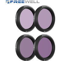 Freewell ND/PL Filter Kit for DJI Osmo Action 5 Pro/Action 4/3 Lens Filter 4-Pack ND8PL ND16PL ND32PL ND64PL Cameras Accessories