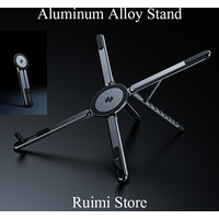 3in1 Aluminum Foldable Magnetic Stand Portable Adjustable Angle Compatible with Phone Tablet Laptop iPhone Samsung iPad MacBook
