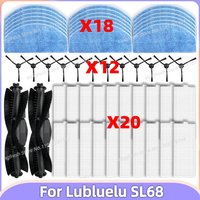 Compatible For ( Lubluelu SL68 ) Vacuum Parts Main Roller Side Brush HEPA Filter Mop Cloth Replacement Accessories