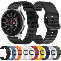 Sports Watchband For Samsung Gear S3 Classic/Galaxy Watch3 45mm 46mm Replace Bracelet For AMAZFIT BALANCE 2 22mm Silicone Strap