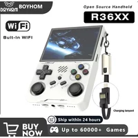 R36S Retro Handheld Game Console Linux ARKOS 3.5Inch IPS Screen Wi-Fi Portable Emulator for NES SNES PS1 Game Boy Games Kid Gift
