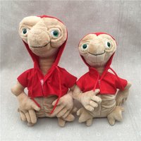 New Doll ET Doll Alien E.T Plush Toy Halloween Boy Gift Ugly Big-eyed Monster Birthday Gift for Friends Room Decoration