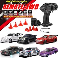 4WD Racing 1:43 or 1:64 RC Electric Drift Car Radio Full Proportional Remote Control RC Drift Car Toys Gifts for Kids and Adults