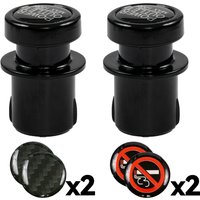 2PCS Universal Car Cigarette Lighter Plug Outlet Cover Cap Power Socket Button 12V Charger Dust Auto Moulding Accessories 21MM